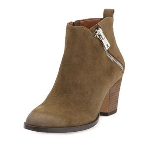 Ivanka Trump Tarissa Suede Zip Bootie